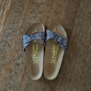 Papillio by Birkenstock Madrid Sandals in Indigo Blue
